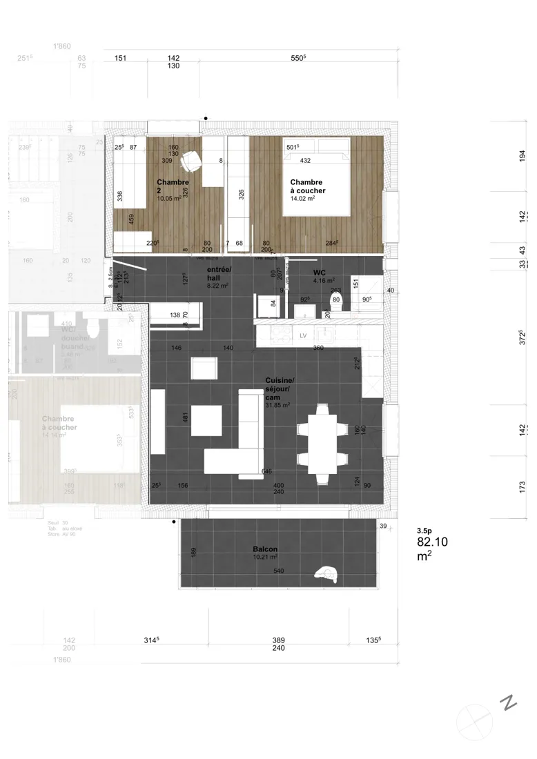 Plan du lot 21-2