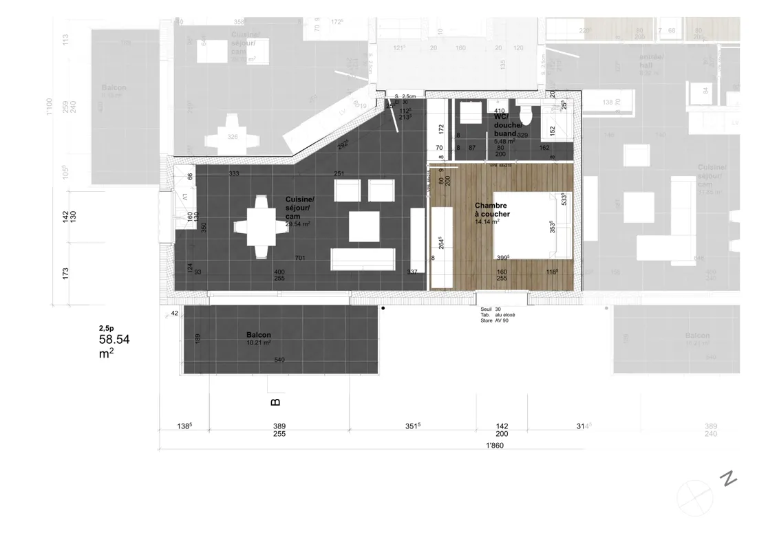 Plan du lot 22-2